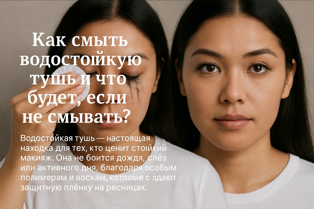 Как смыть водостойкую тушь и что будет, если не смывать?