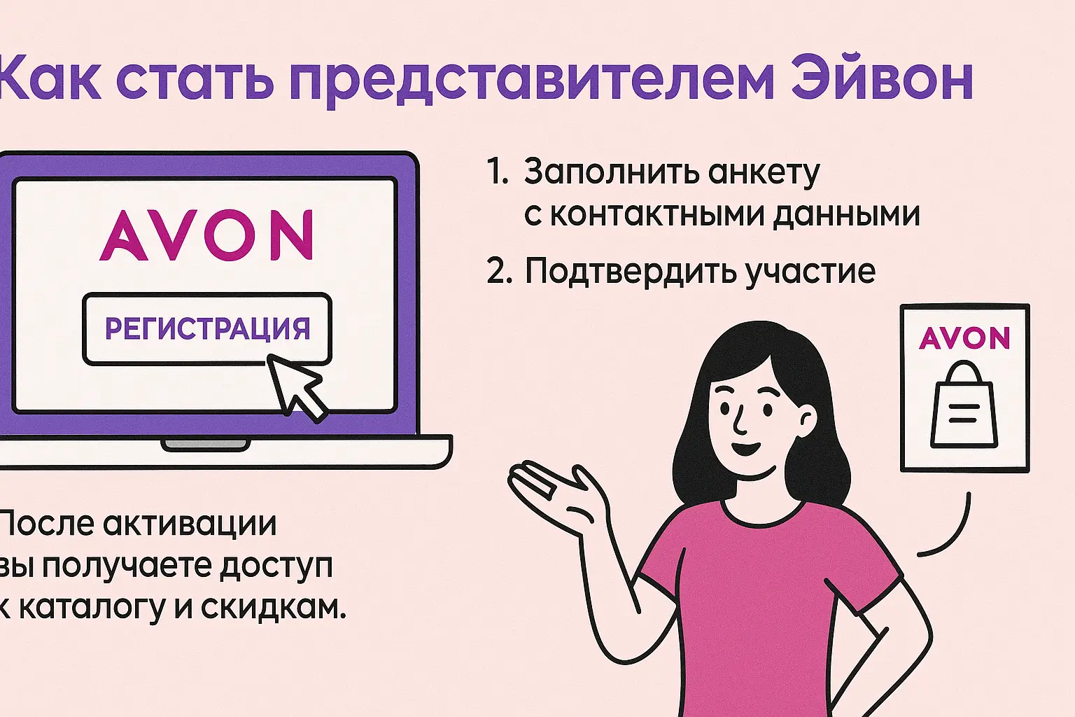 Как стать представителем Эйвон в Казахстане